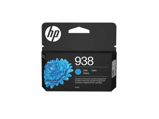 [S-4S6X5PL] HP 938 Cyan Ink Cartridge