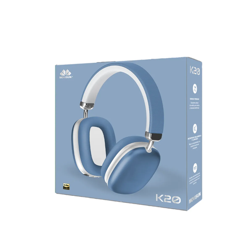 [K20AZ] AUDIFONOS DIADEMA MOVISUN K20 AZUL
