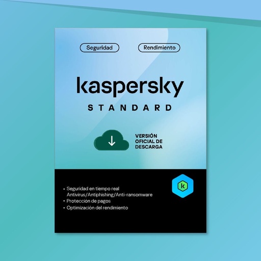 [KL1041DDAFS-INV] KASPERSKY STANDARD / 1 DISPOSITIVO / 1AÑO / BASE