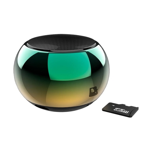 [EGNEOPVD] PARLANTE MOVISUN EGG NEO+ VERDE/DORADO