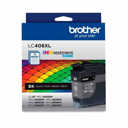 [LC406XLBKS] BROTHER -  Catucho de tinta Black