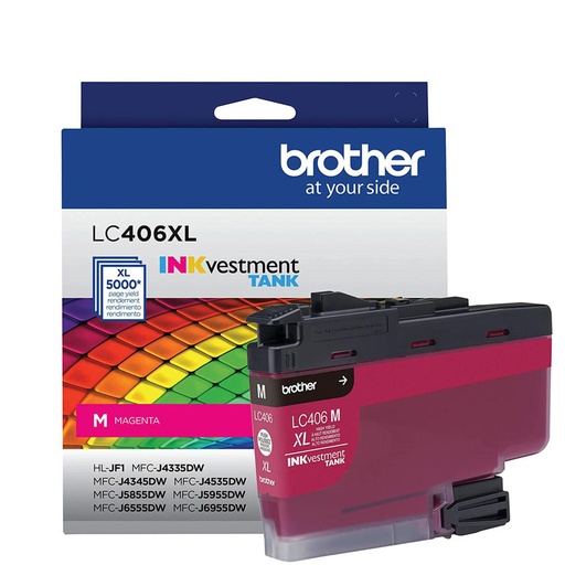 [LC406XLMS] BROTHER - Cartucho de tinta Magenta