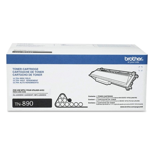[S-TN890] BROTHER TONER ULTRA HIGH YIELD FOR MFCL6900DW, HLL6400DW, 64