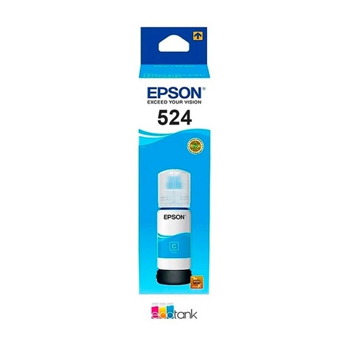 [T524220-AL] EPSON - Botella de Tinta T524 Cyan