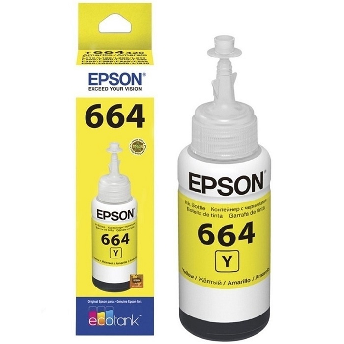 [T664420-AL.] EPSON - Botella de Tinta T664 Amarilla