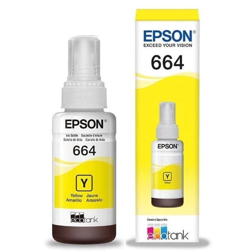 [T664420-AL.] EPSON - Botella de Tinta T664 Amarilla