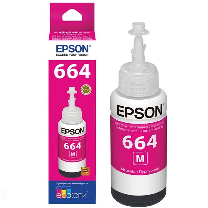 [T664320-AL.] EPSON - Botella de Tinta T664 Magenta