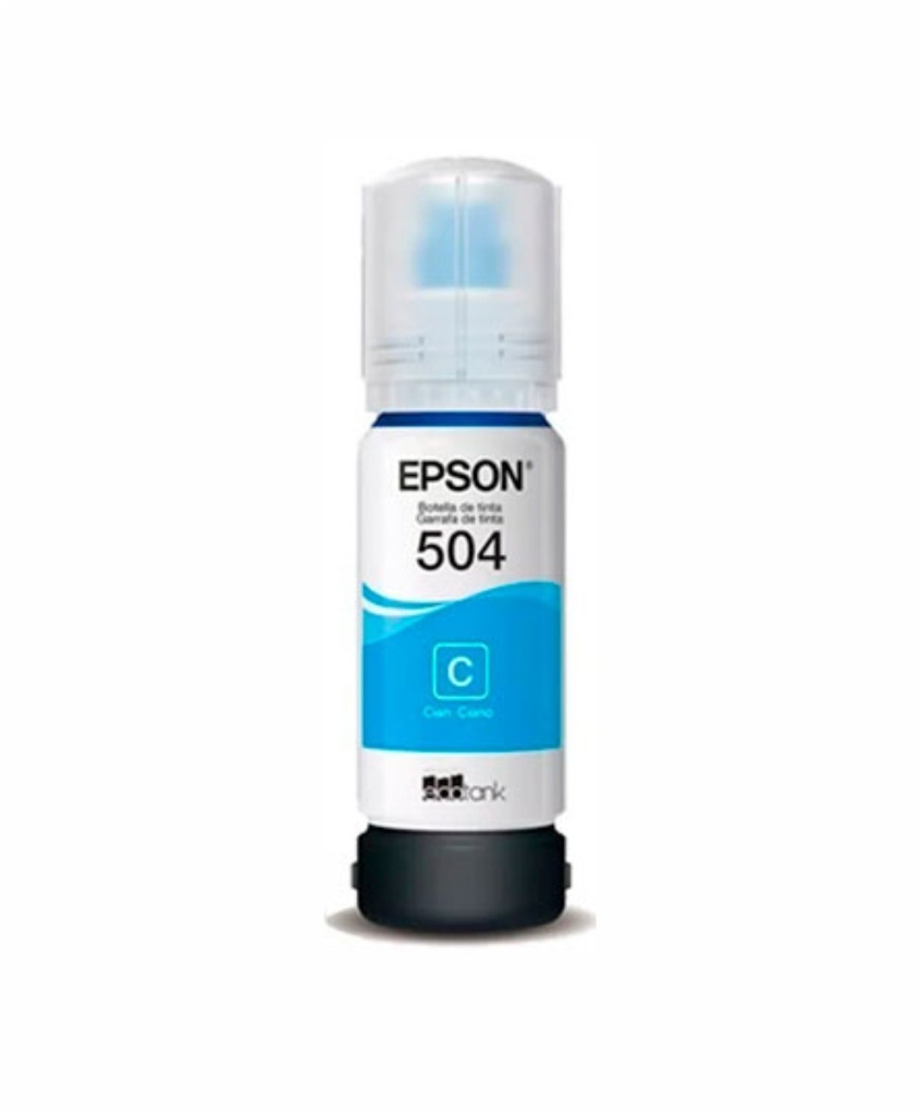 EPSON BOTELLA DE TINTA CIAN T504 - C13T03N22A