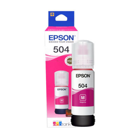 EPSON BOTELLA DE TINTA MAGENTA T504 - C13T03N32A