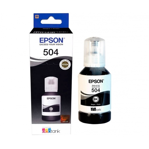 [T504120-AL] EPSON BOTELLA DE TINTA NEGRA T504-C13T03N12A