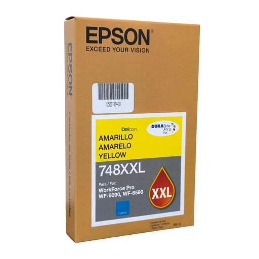 [S-T748XXL420-AL] EPSON WORFORCE WF-6090/6590 YELLOW INK CART