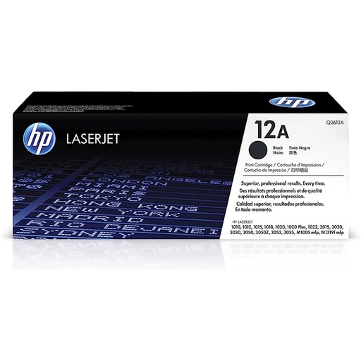 [S-Q2612A] HP  BLACK TONER LJ1012/ 1020/ 3015/ 3020