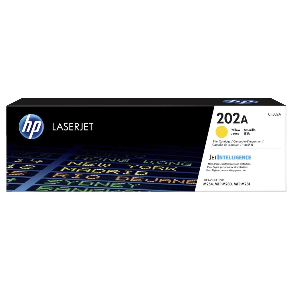 HP - Cartucho de Tóner LaserJet 202A Amarillo
