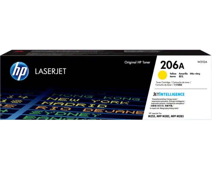 [S-W2112A] HP - Cartucho de Tóner LaserJet 206A Amarillo