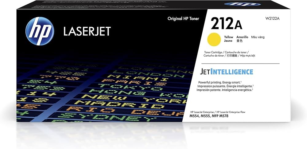 HP - Cartucho de Tóner LaserJet 212A Amarillo