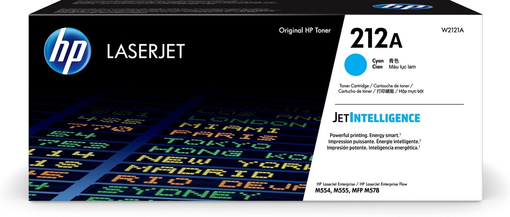 HP - Cartucho de Tóner LaserJet 212A CYAN
