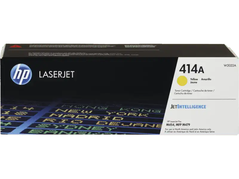 [S-W2022A] HP - Cartucho de Tóner LaserJet 414A Amarillo