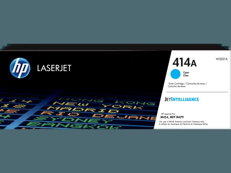 HP - Cartucho de Tóner LaserJet 414A Cyan