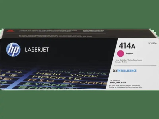 [S-W2023A] HP - Cartucho de Tóner LaserJet 414A Magenta