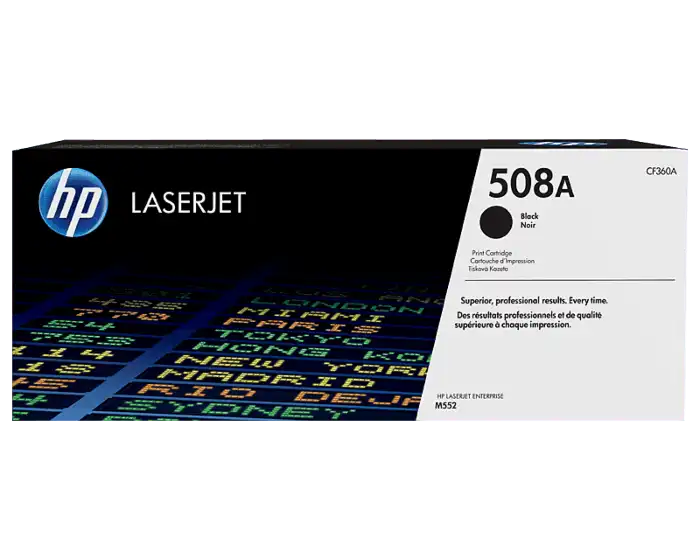 HP - Cartucho de Tóner LaserJet 508A Negro