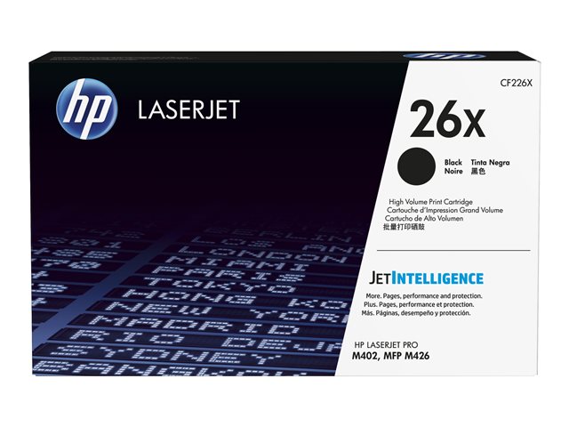 HP - Cartuchos de Toner LaserJet 26X Negro
