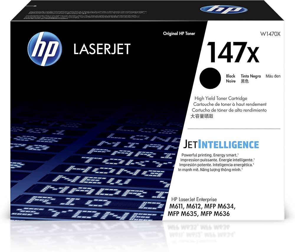 HP 147X Black Toner Cartridge