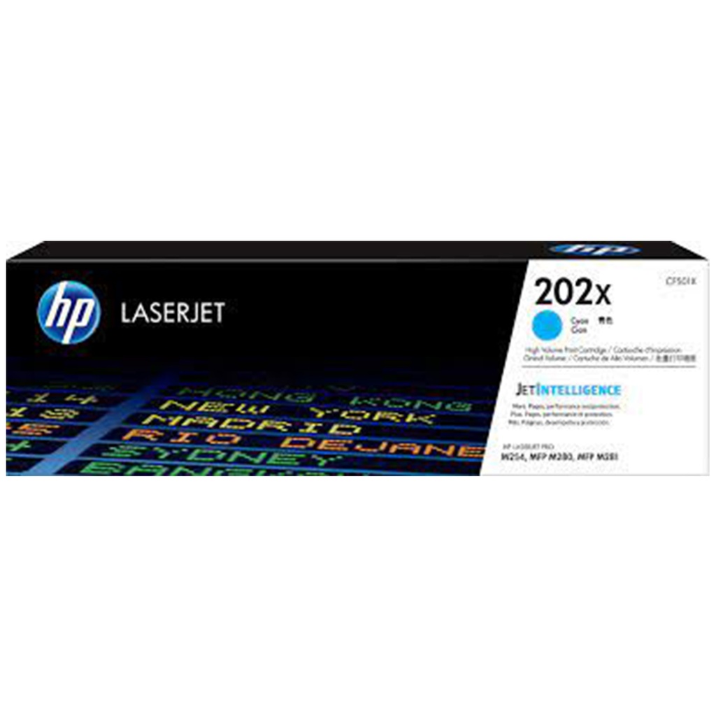 HP 202X CYAN LASERJET TONER CARTRIDGE