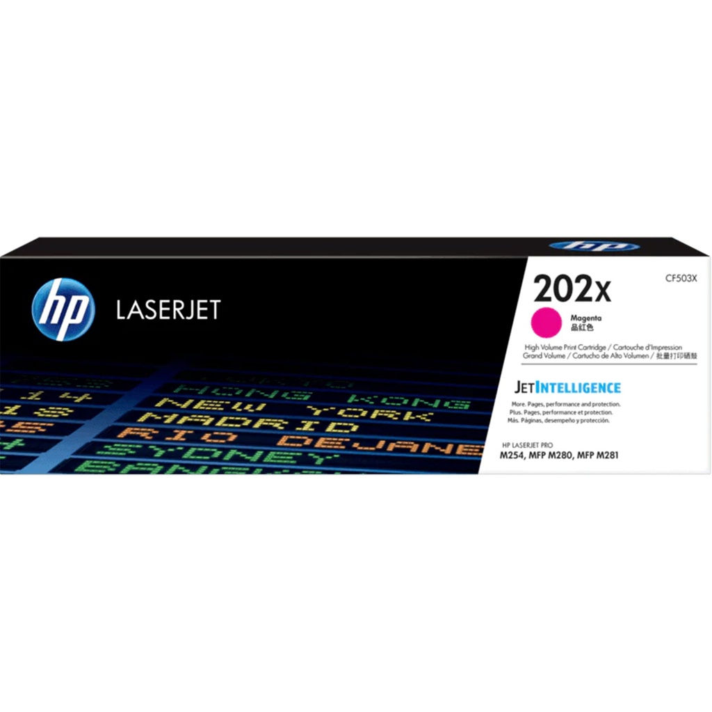 HP 202X MAGENTA LASERJET TONER CARTIDGE