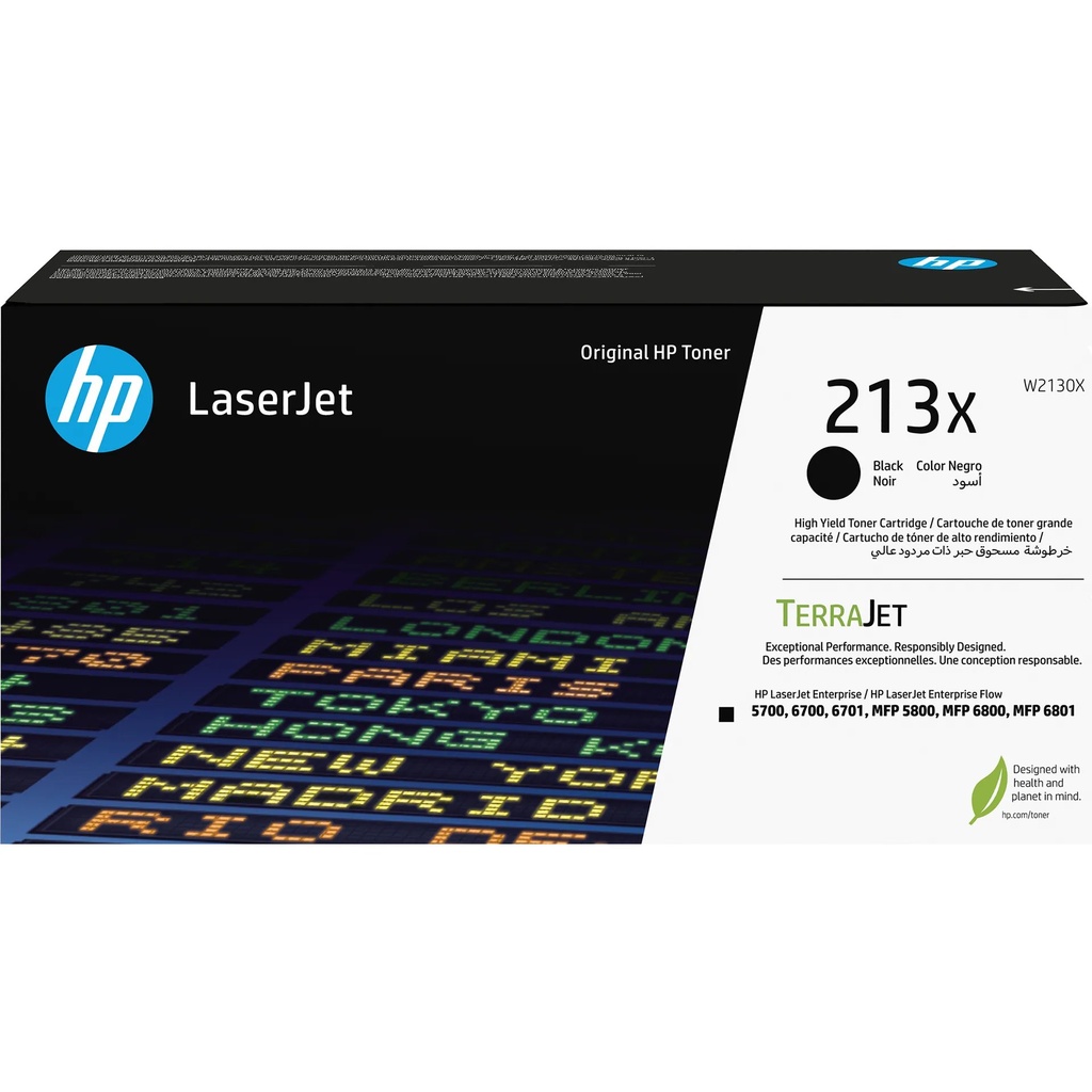 HP 213X BLACK ORIGINAL LASERJET TONER