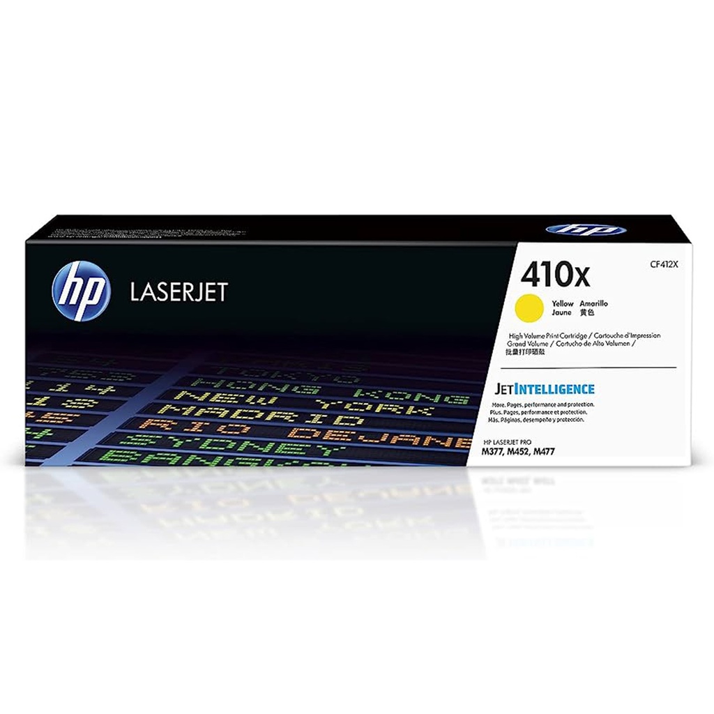 HP 410X YELLOW LASERJET TONER CARTRIDGE