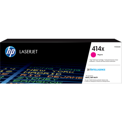 HP 414X MAGENTA ORIGINAL LASERJET TONER