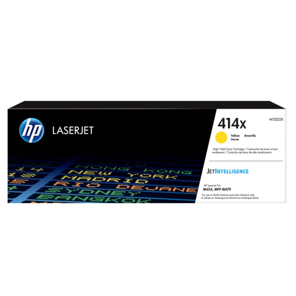 HP 414X YELLOW ORIGINAL LASERJET TONER
