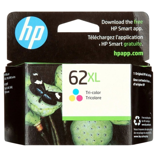 [S-C2P07AL] HP 62XL TRI COLOR INK CARTRIDGE