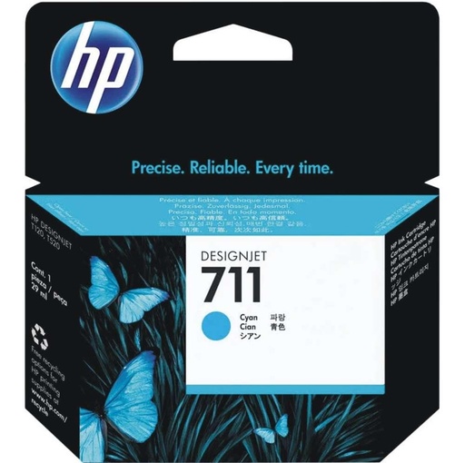[S-CZ130A] HP 711 29-ML CYAN INK CARTRIDGE  HP T120/ T520