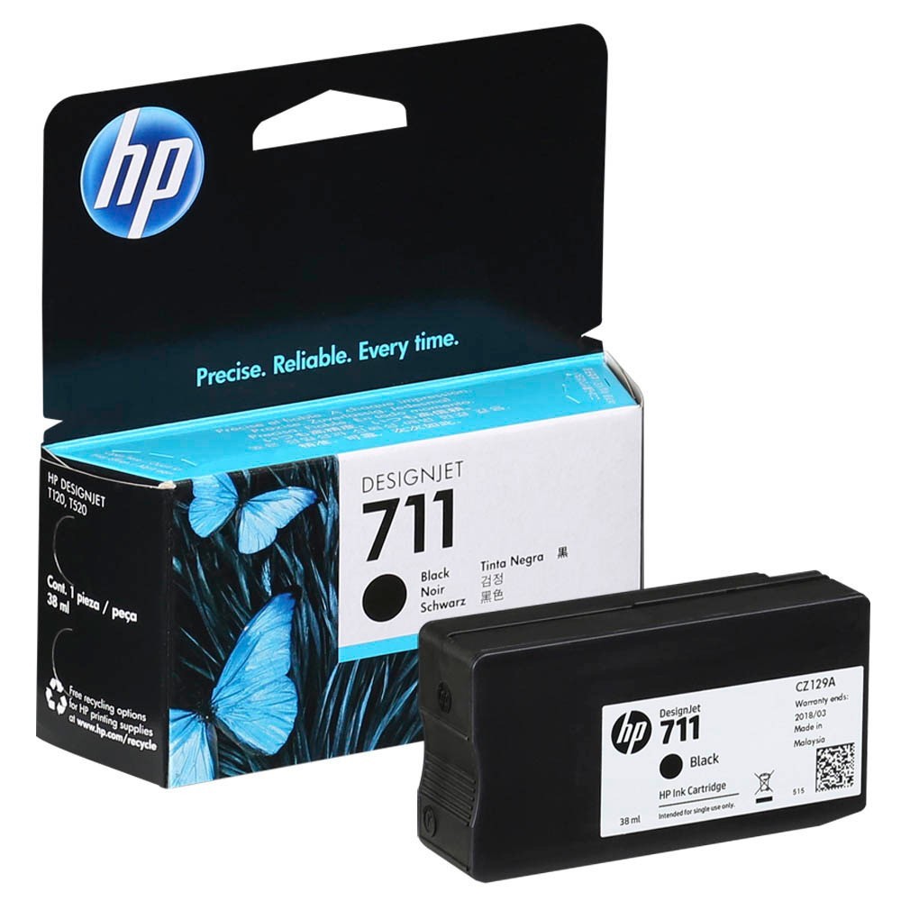 HP 711 38-ML BLACK INK CARTRIDGE HP T120/ T520