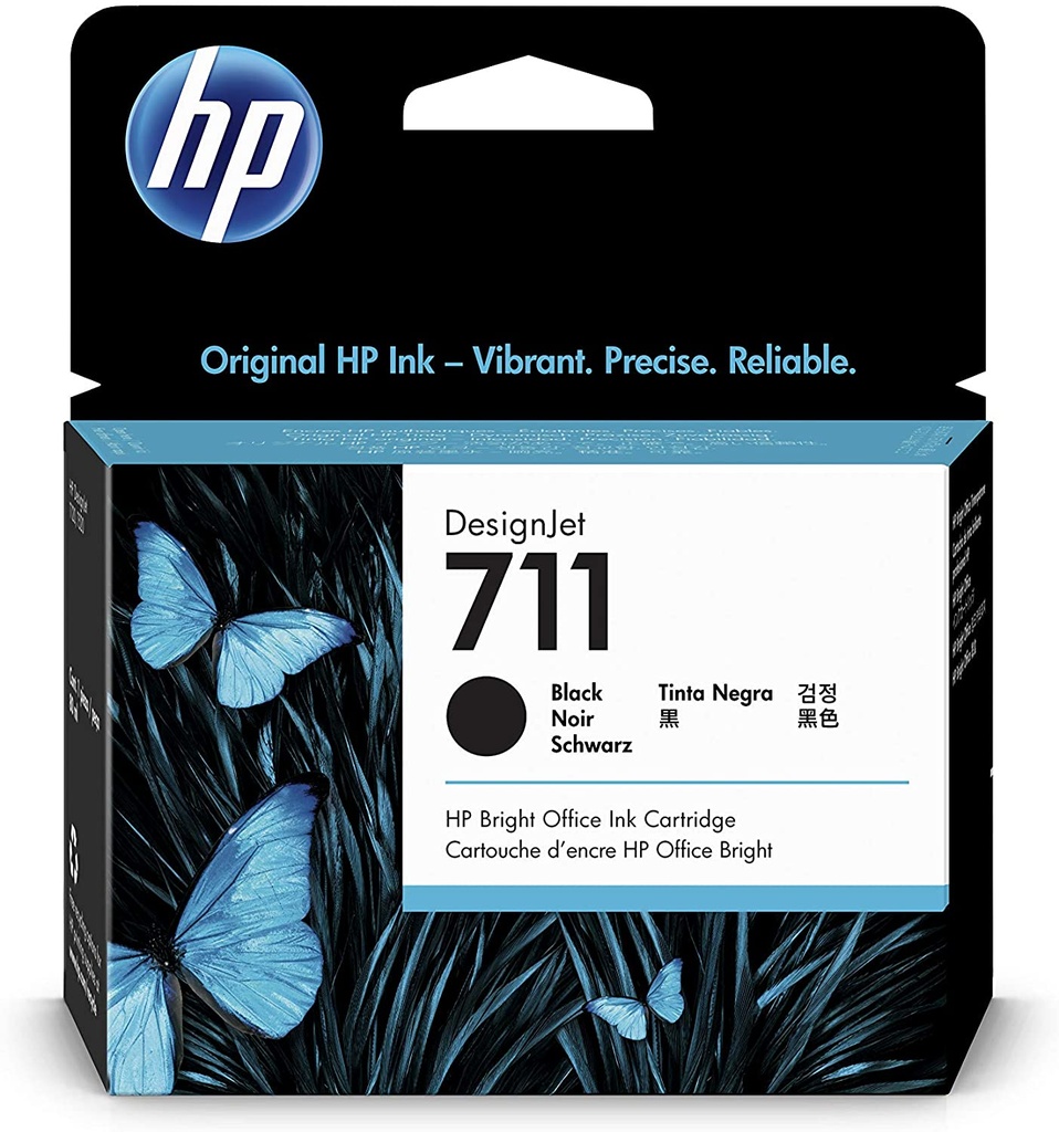 HP 711 80-ML BLACK INK CARTRIDGE HP T120/ T520
