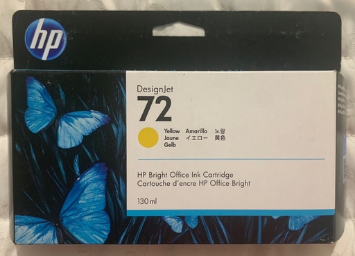 [S-C9373A] HP 72 YELLOW  INK CARTRIDGE