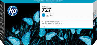 HP 727 300ML CYAN INK CARTRIDGE