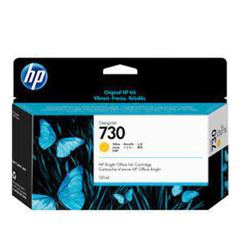 HP 730 130ML YELLOW INK CARTRIDGE