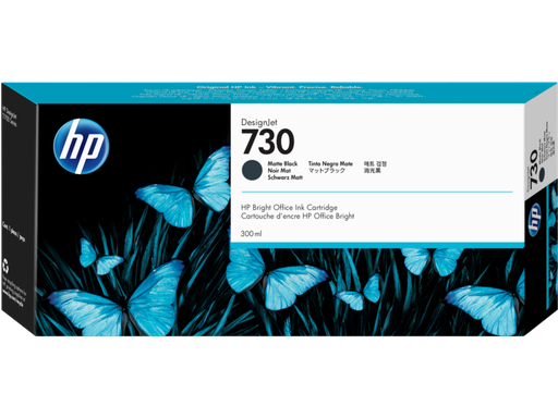 [S-P2V71A] HP 730 300ML MATTE INK CARTRIDGE