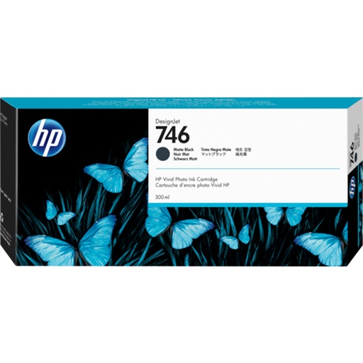 [S-P2V83A] HP 746 300-ML MATTE BLACK DESIGNJET INK CARTRIDGE