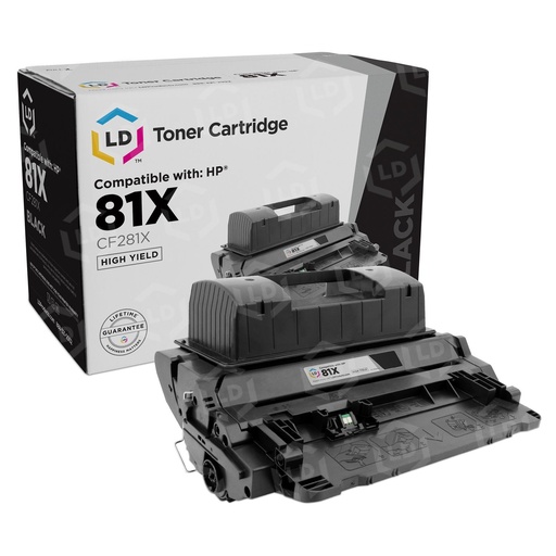 [S-CF281X] HP 81X BLACK TONER CARTRIDGE