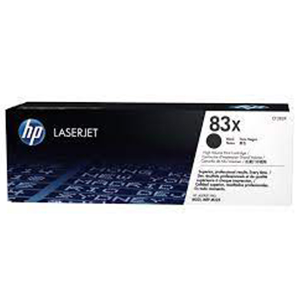 HP 83X HIGH YIELD BLACK ORIGINAL LASERJET TONER CARTRIDGE