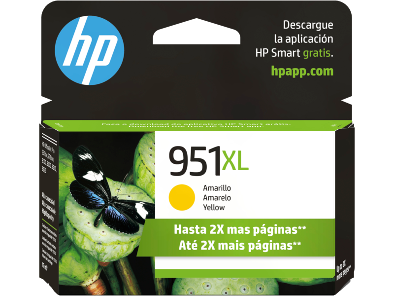 HP 951XL YELLOW  INK CARTRIDGE