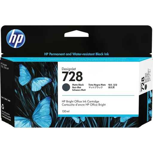 [S-3WX25A] HP CARTUCHO DE TINTA MATTE BLACK DESIGN JET