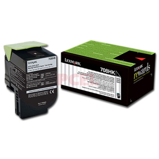 [70C8HK0] LEXMARK BLACK GENUINE TONER CARTRIDGE