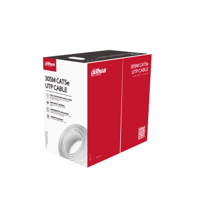 DAHUA - Caja de Cable de Red UTP - Cat5e - 300 Metros - 4 Pares
