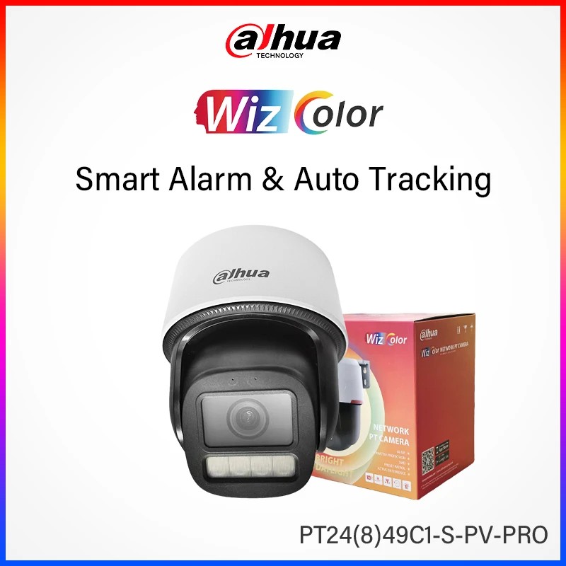 DAHUA 4MP WizColor Active Deterrence WizSense Network PT Camera