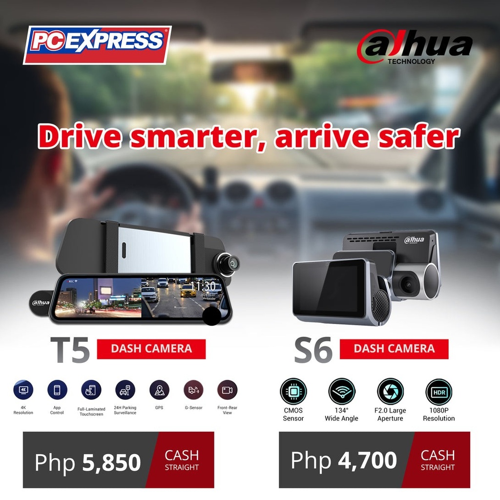 DAHUA Camara Dashcam Retrovisor