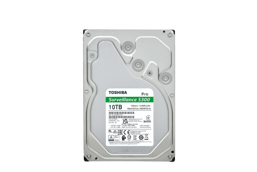 Toshiba Disco duro interno de vigilancia S300 PRO de 10 TB